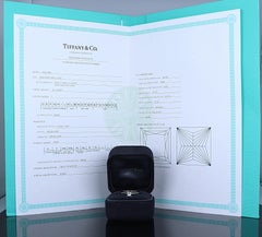 26717 Tiffany & Co. Verlobungsring aus Platin mit einem 0,30-Karat-Diamanten im Prinzessschliff, Reinheit I, VVS2, Größe 5,5