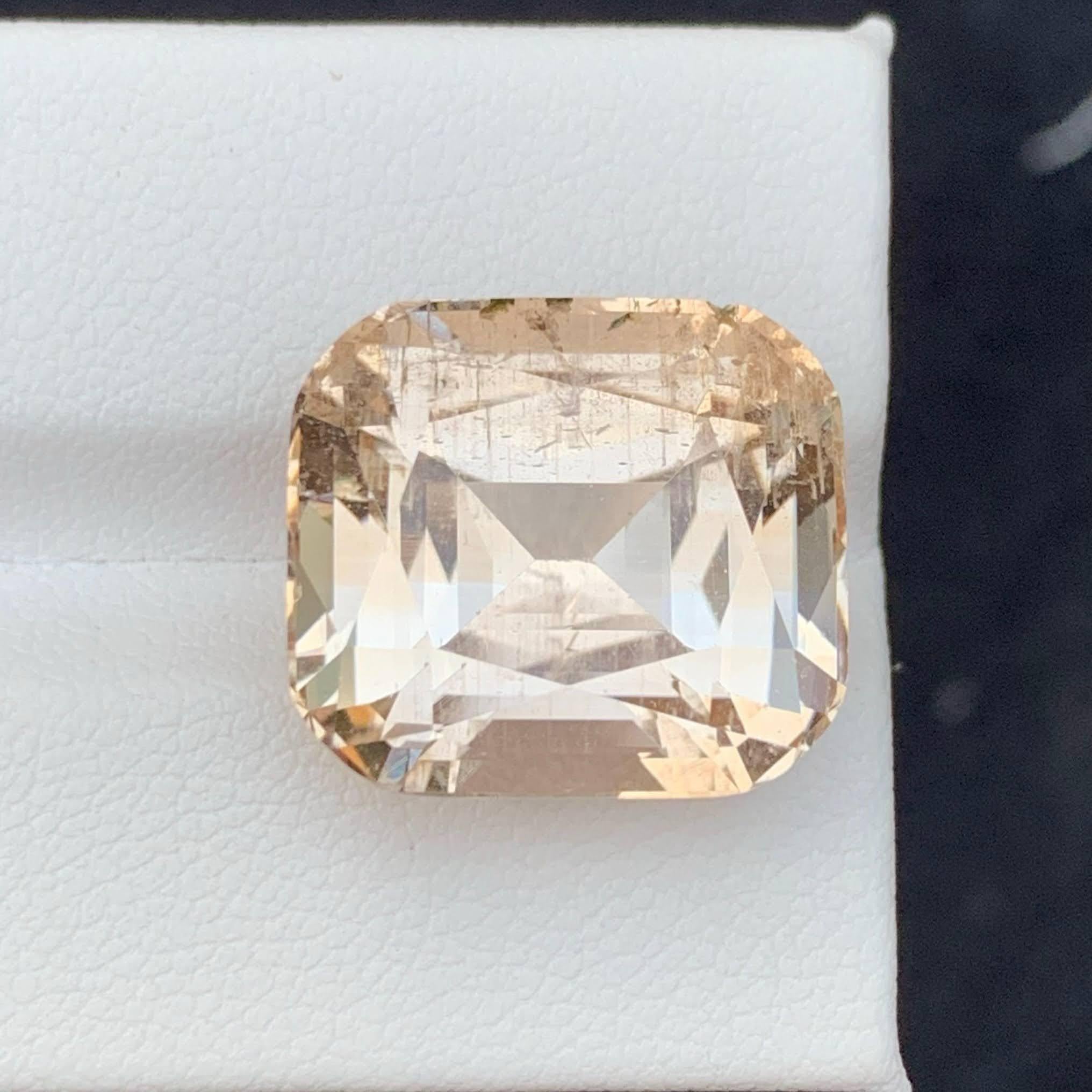 Weight 26.75 carat 
Dimensions 16.8x15.1x12.0mm
Treatment None
Origin Pakistan 
Clarity SI
Shape Cut cushion 





This 26.75 Carat Natural Loose Light Gold Topaz is a breathtaking gemstone, showcasing a warm and radiant golden hue that symbolizes