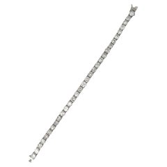 Bracciale tennis in platino con diamante da 26,78 carati