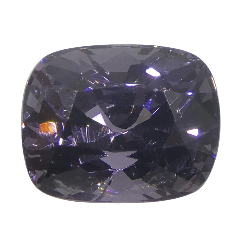 2,67ct Spinello viola a cuscino dalla Birmania non riscaldato in vendita 1