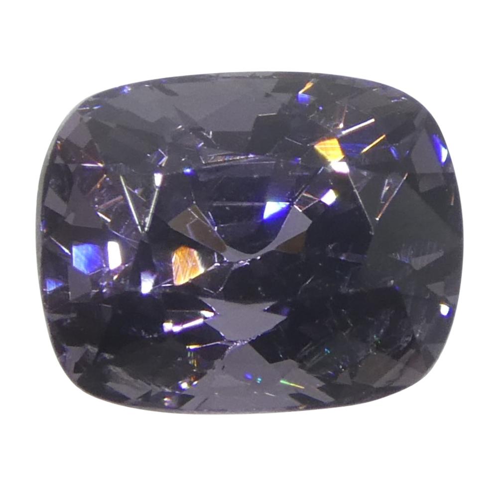 2,67ct Spinello viola a cuscino dalla Birmania non riscaldato in vendita 2