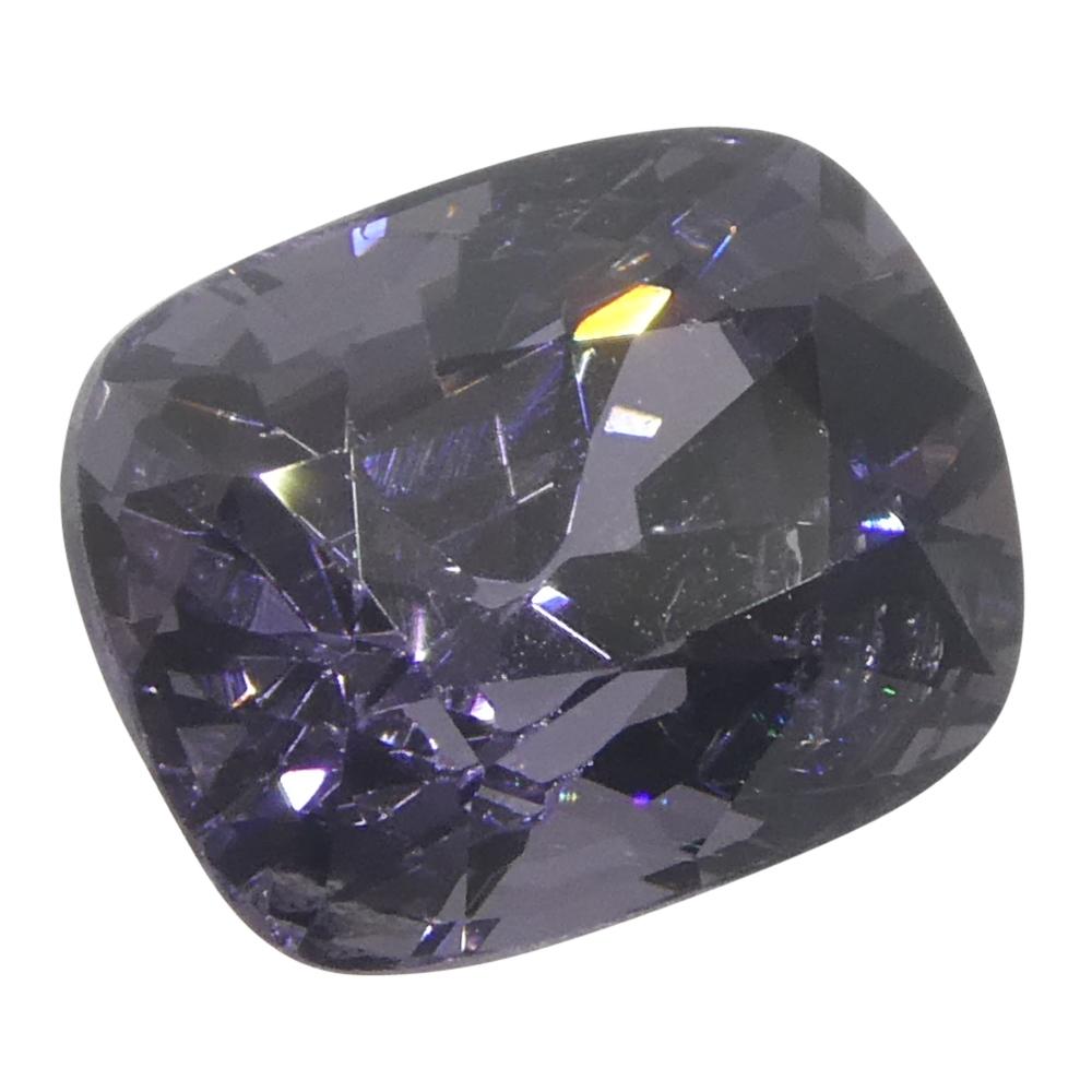 2,67ct Spinello viola a cuscino dalla Birmania non riscaldato in vendita 3