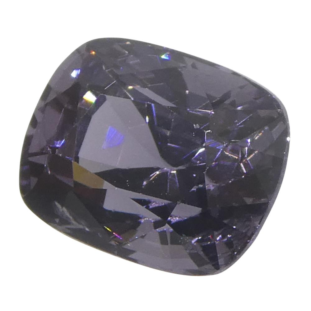 2,67ct Spinello viola a cuscino dalla Birmania non riscaldato in vendita 4