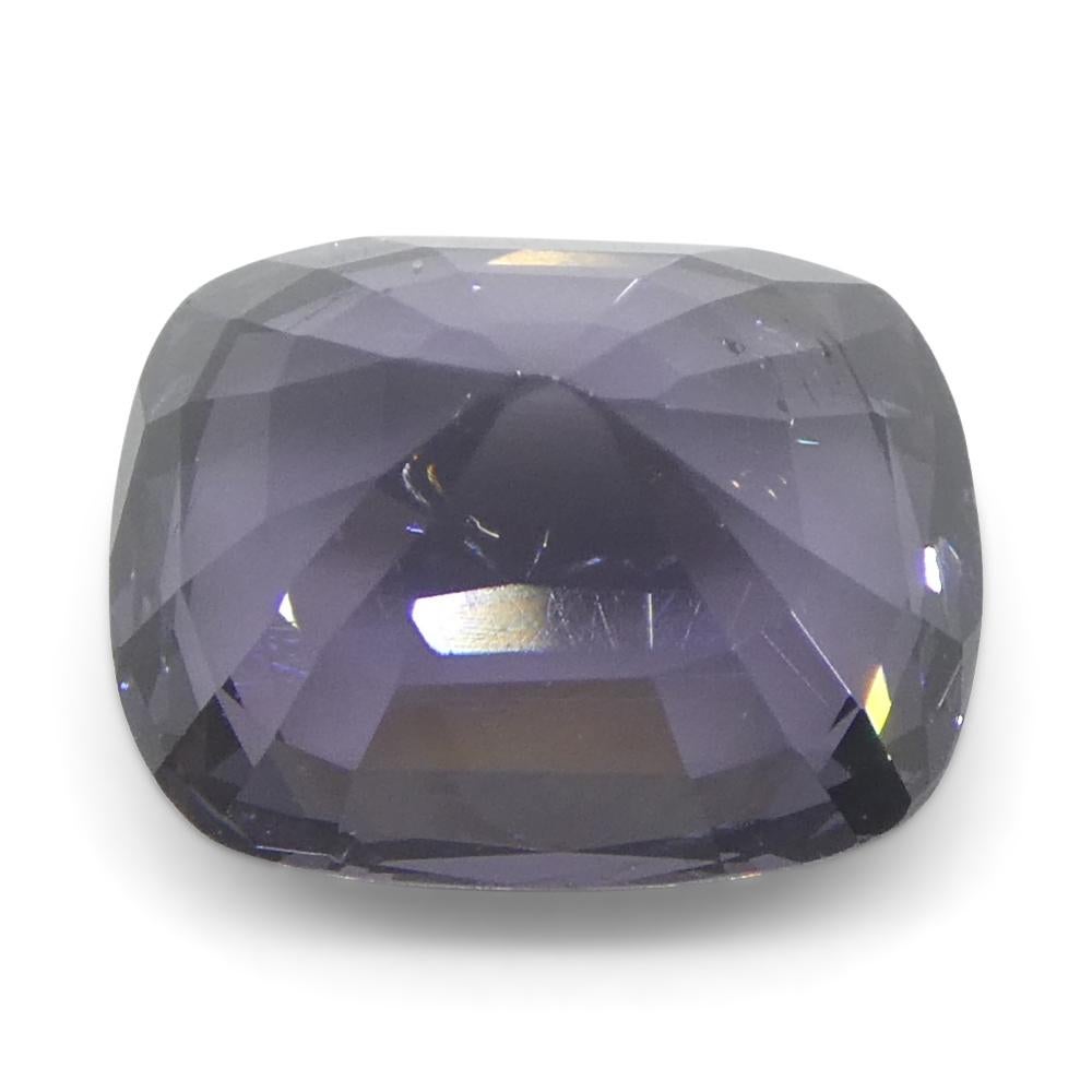 2,67ct Spinello viola a cuscino dalla Birmania non riscaldato in vendita 5