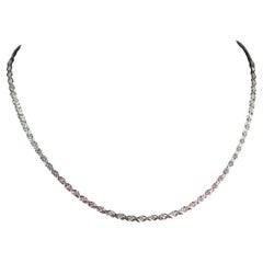 Collana Tennis con diamanti da 2,67cttw in oro bianco 14k da 16,5 pollici