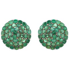Orecchini con diamante smeraldo fluido da 26,8 carati