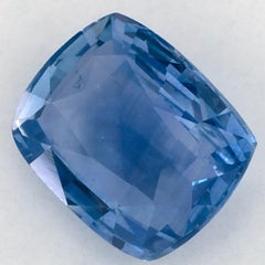 2.68 carati di zaffiro blu a cuscino, gemma sfusa