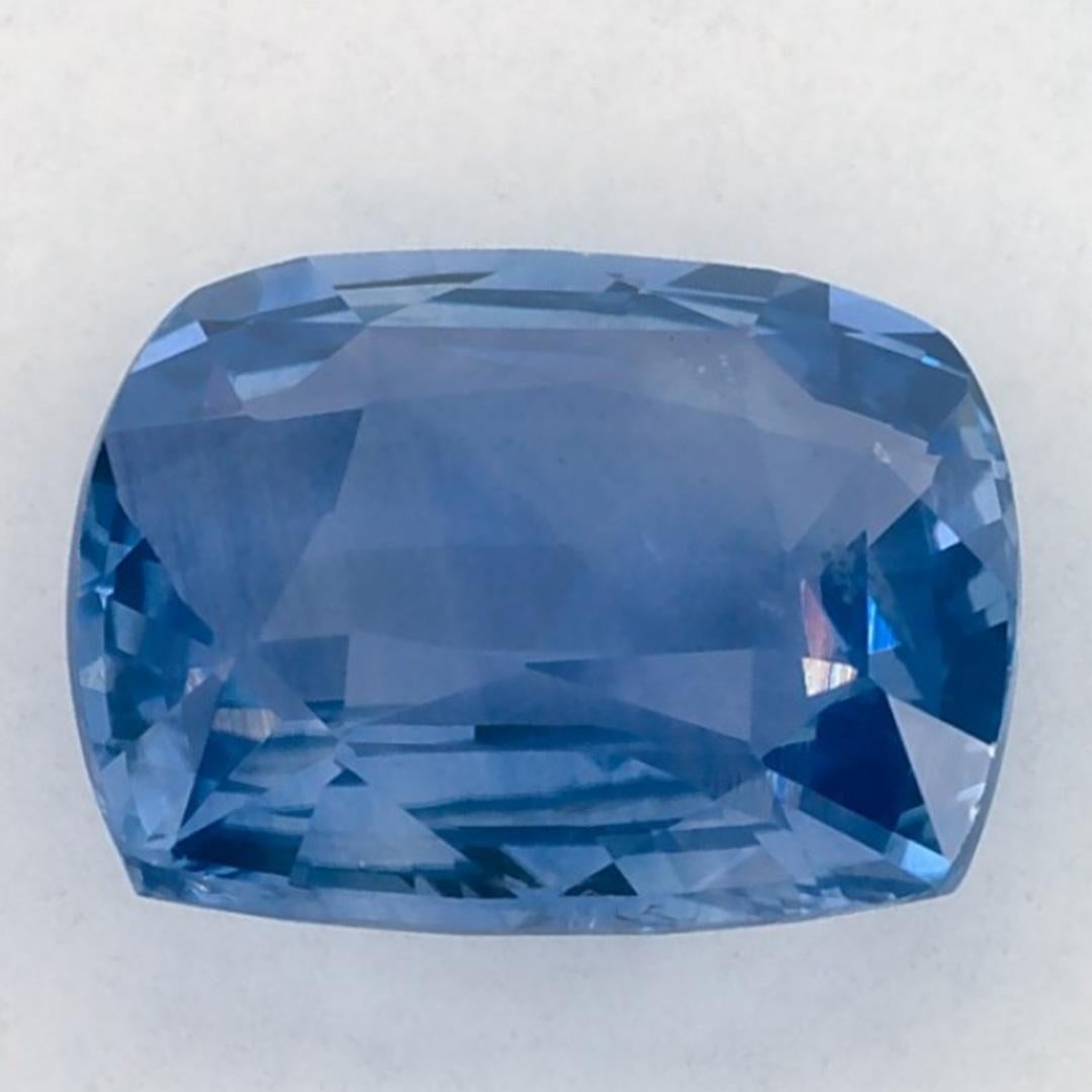 2.68 Karat Blauer Saphir Cushion Loser Edelstein im Zustand „Neu“ im Angebot in Fort Lee, NJ
