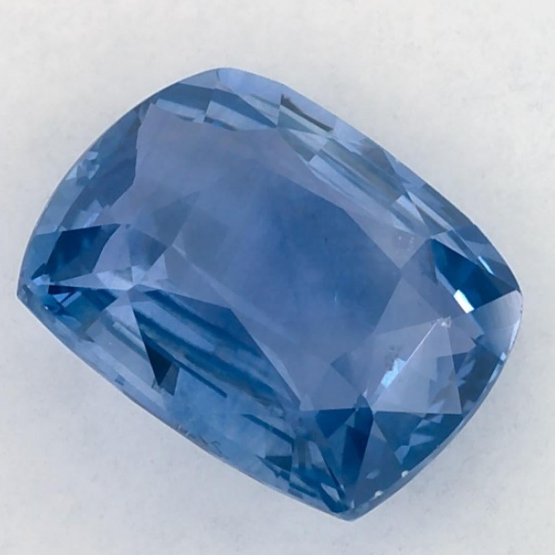 2.68 Karat Blauer Saphir Cushion Loser Edelstein im Angebot 1