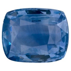 2.68 Ct Blue Sapphire Cushion Loose Gemstone