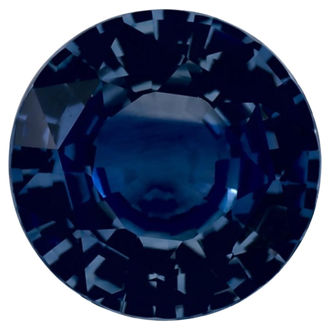 2.68 carati di zaffiro blu rotondo sfuso
