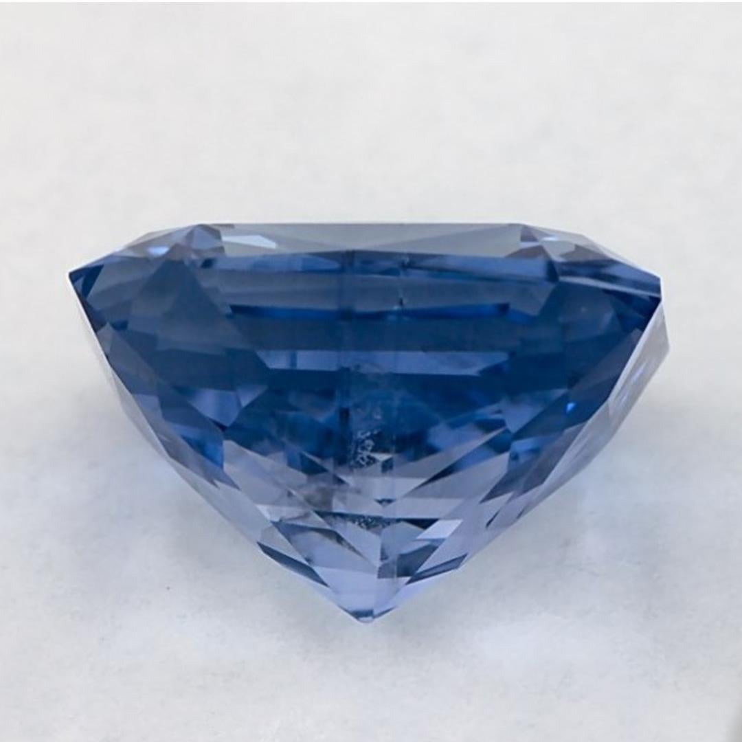 2.68ct Blue Sapphire Octagon Loose Gemstone In New Condition For Sale In Fort Lee, NJ