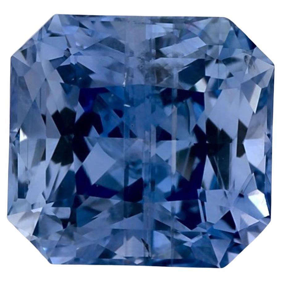 2.68ct Blue Sapphire Octagon Loose Gemstone For Sale