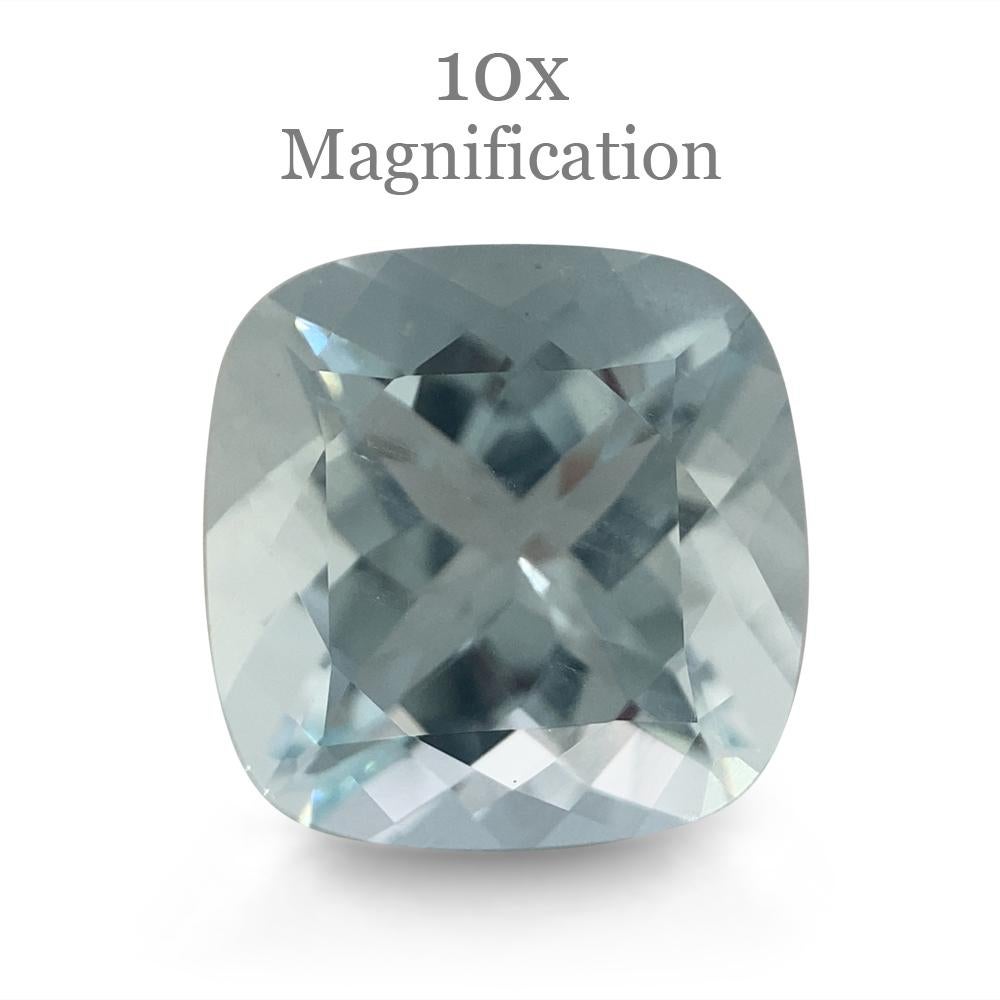 2.68ct Cushion Aquamarine In New Condition For Sale In Toronto, Ontario