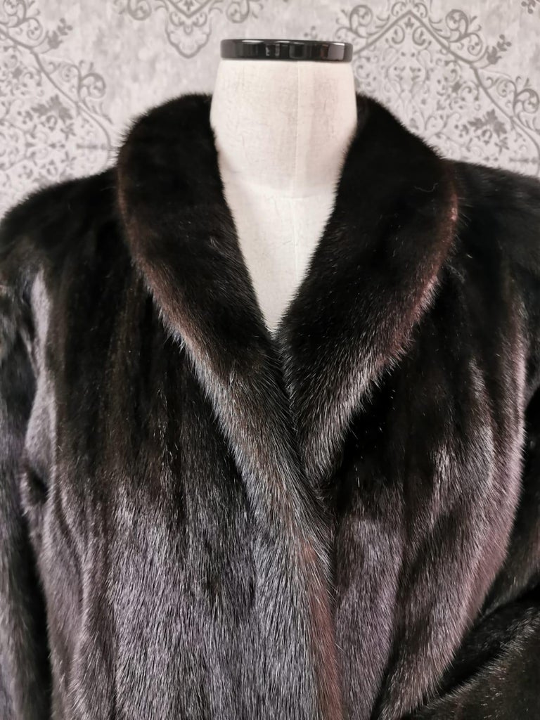 Black diamond fur coat hotsell