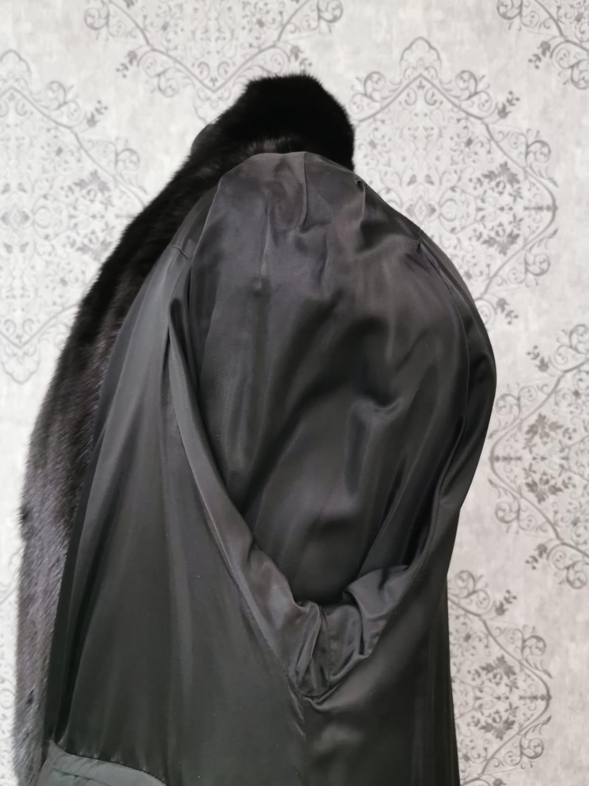 269  black diamond mink fur coat size 10 For Sale 1