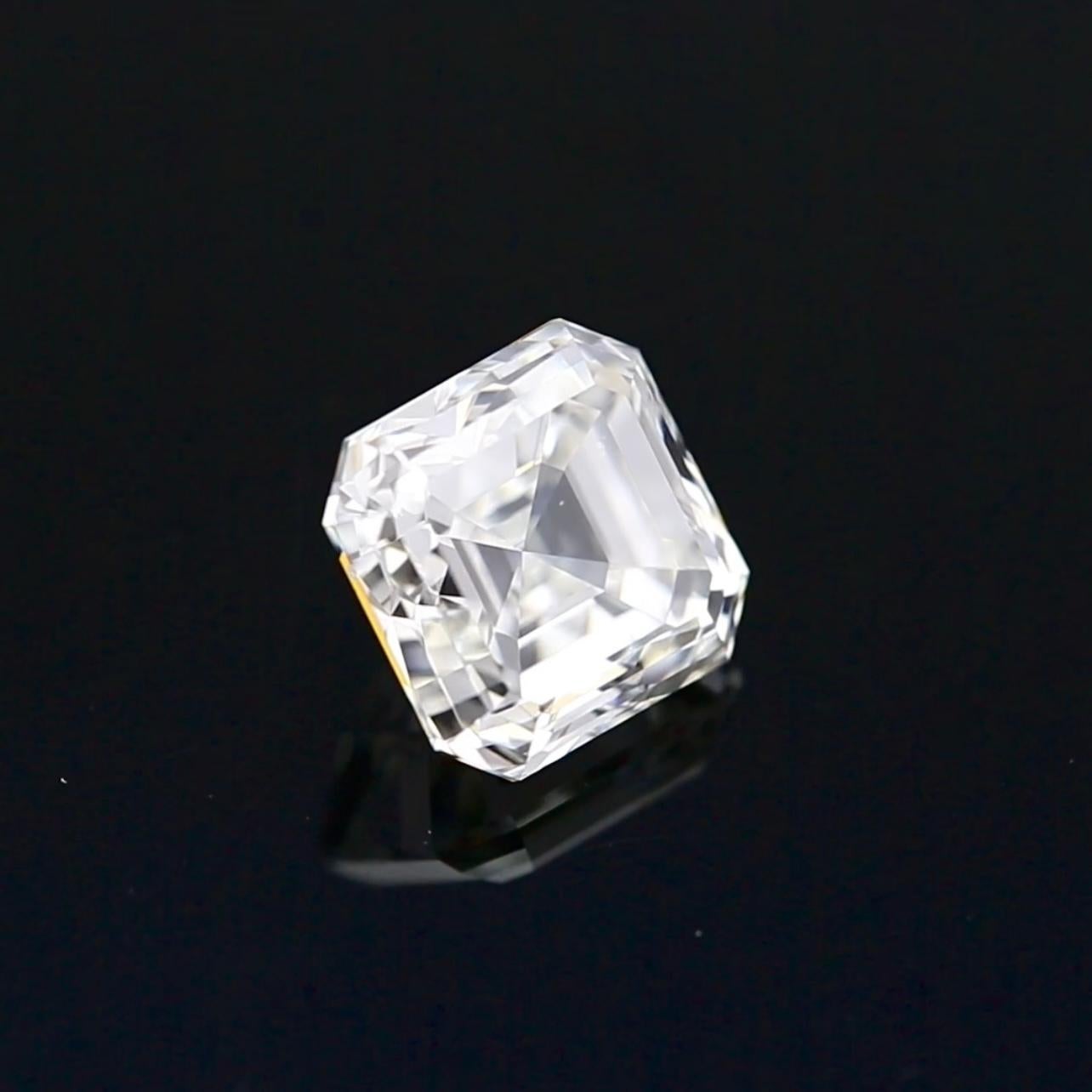 A striking and sophisticated choice, this 2.69-carat Square Emerald Cut Diamond exudes refined elegance and architectural beauty. GIA certified, the diamond is graded G in color and VVS1 in clarity—offering a bright, near-colorless face-up with