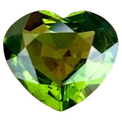 2,69 carati di tormalina cromo sfusa con taglio a cuore A. Stone Gemma africana naturale