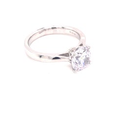2.69 Carat Cubic Zirconia Classic Solitaire Engagement Bridal Wedding Ring