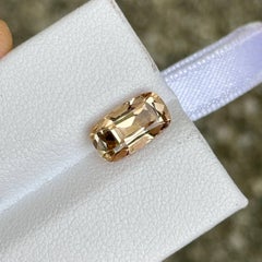 2.69 carats Imperial Topaz Stone Cushion Cut Natural Pakistani Gemstone