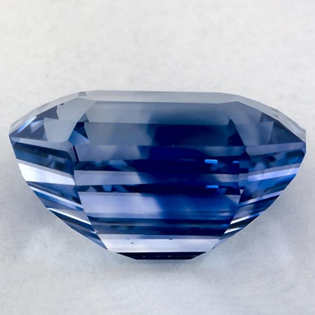 Women's 2.69 Ct Blue Sapphire Octagon Cut Loose Gemstone