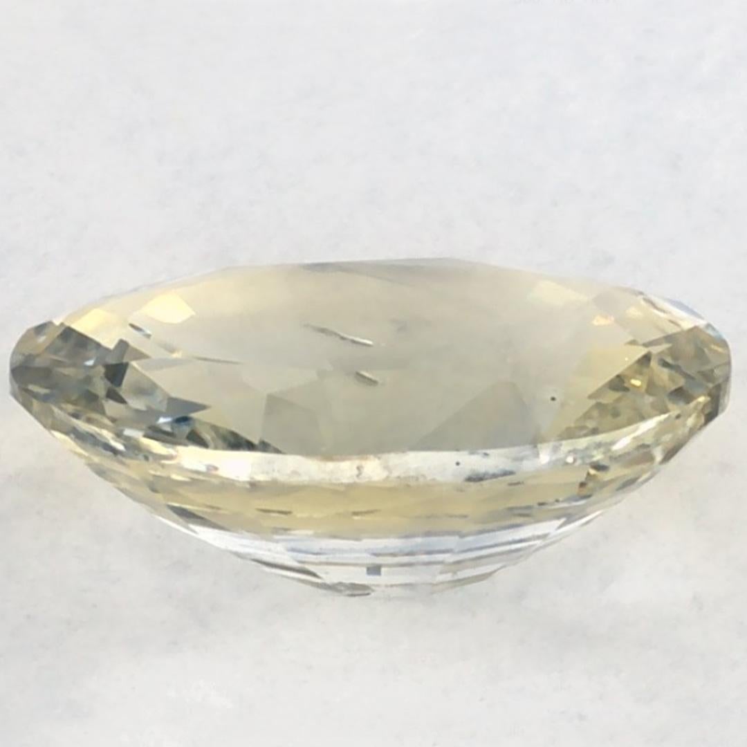 2.69 carati di zaffiro giallo ovale sfuso In condizioni Nuovo in vendita a Fort Lee, NJ