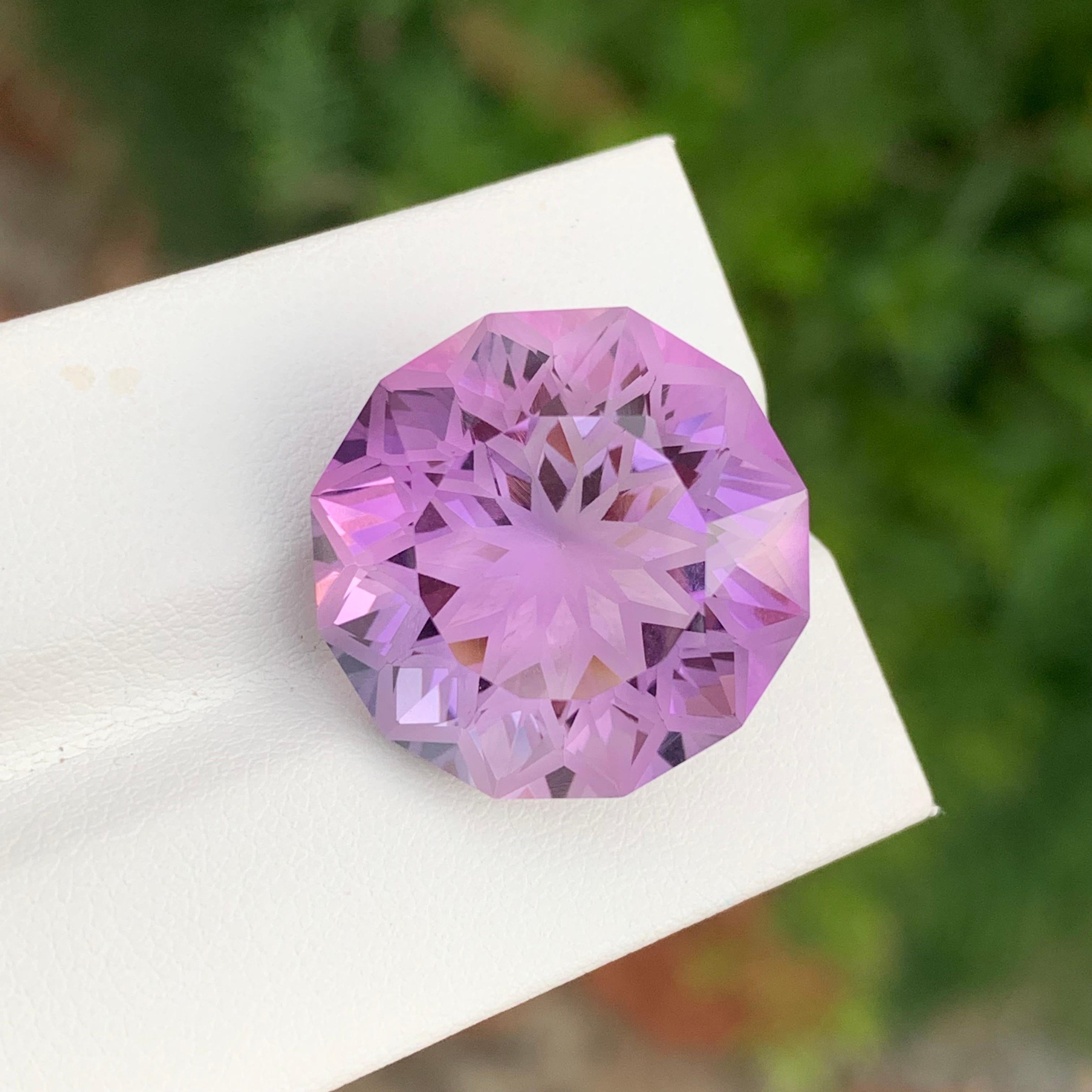 26,95 Karat Natürlicher loser Amethyst runde Form Edelstein für Schmuck (Arts and Crafts) im Angebot