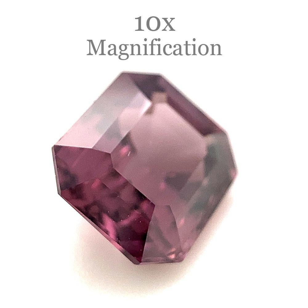 2.69ct Octagonal/Emerald Cut Purple Spinel from Sri Lanka Unheated For Sale 6