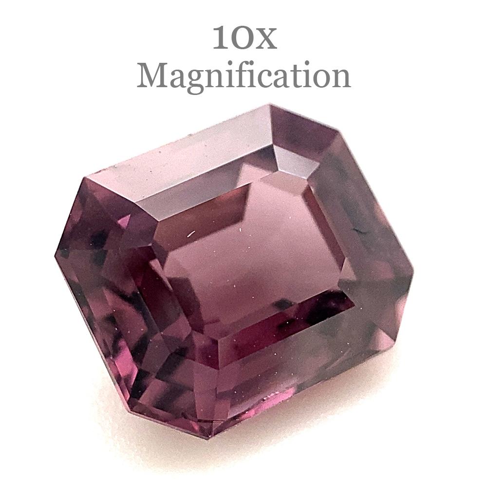 2.69ct Octagonal/Emerald Cut Purple Spinel from Sri Lanka Unheated For Sale 7