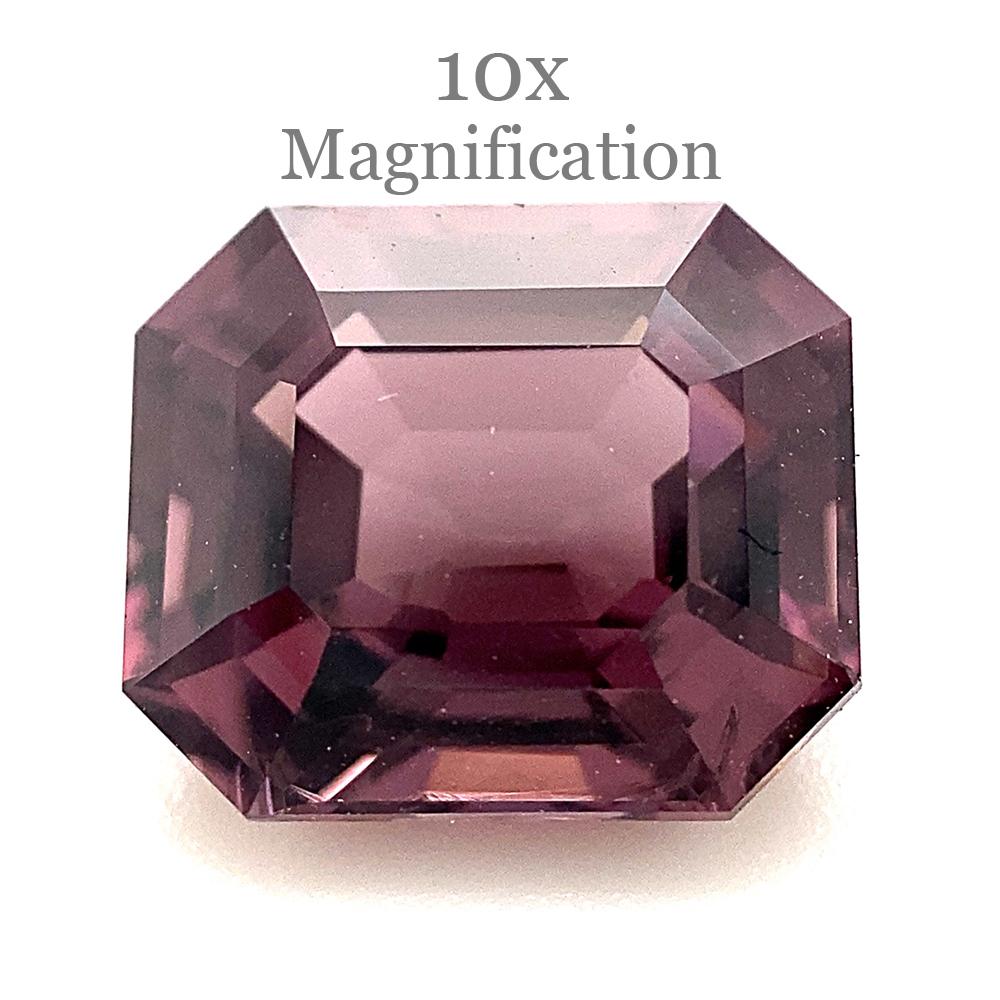 2.69ct Octagonal/Emerald Cut Purple Spinel from Sri Lanka Unheated For Sale 8