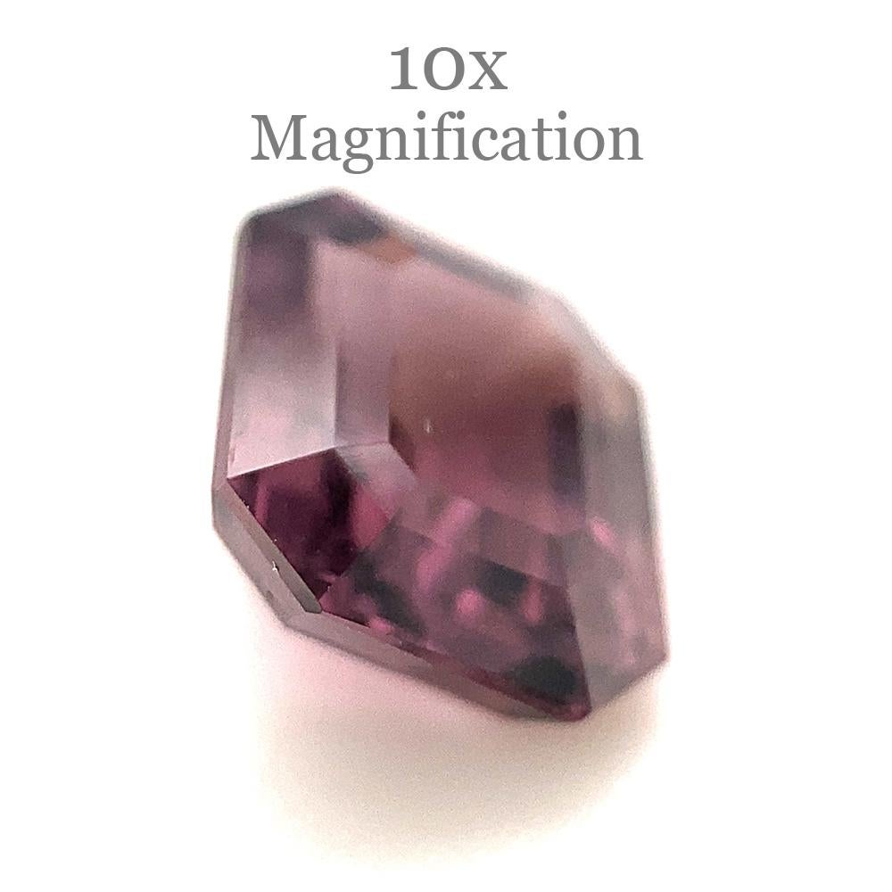 2.69ct Octagonal/Emerald Cut Purple Spinel from Sri Lanka Unheated For Sale 5