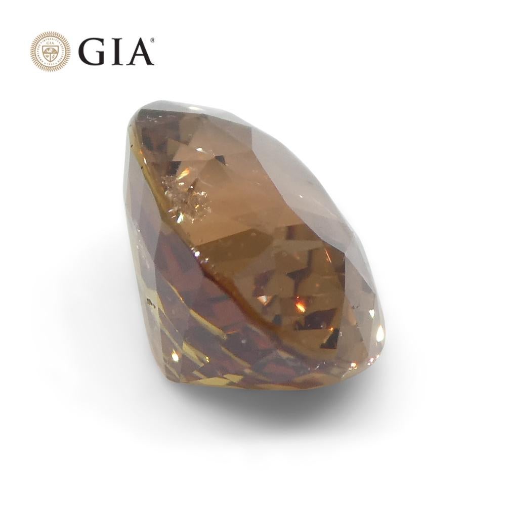 2.6ct Oval Brownish Pink Sapphire GIA Certified East Africa Unheated For Sale 4