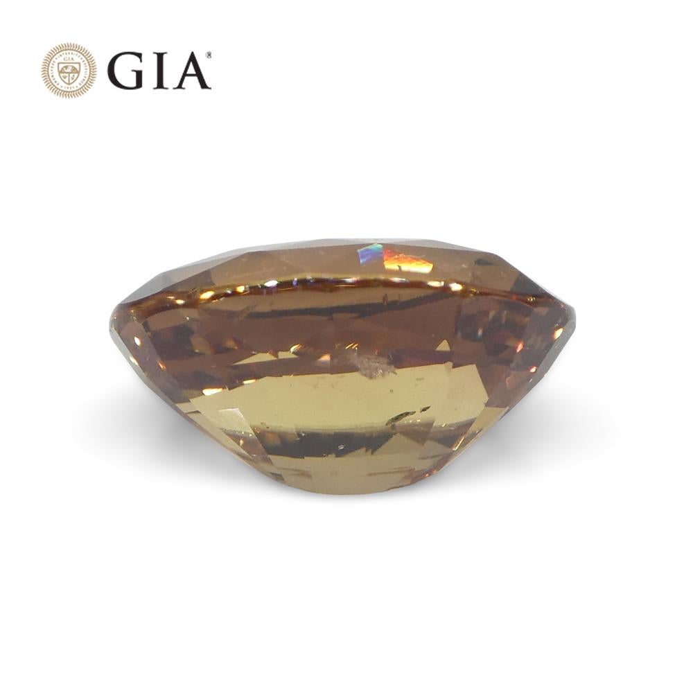 2.6ct Oval Brownish Pink Sapphire GIA Certified East Africa Unheated For Sale 5