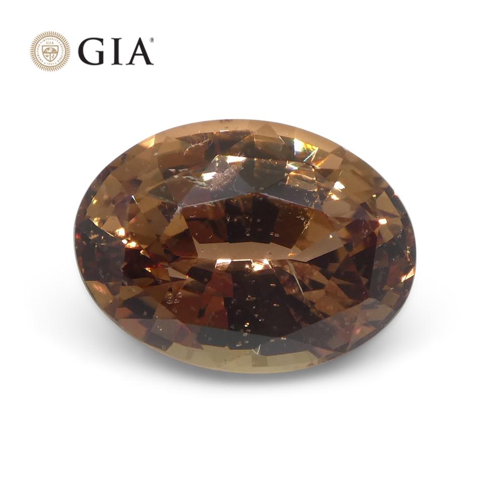 2.6ct Oval Brownish Pink Sapphire GIA Certified East Africa Unheated For Sale 8