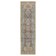 Tappeto Runner Sarouk Transitional 2
6 "x10
in seta marrone oro con lana, annodato a mano