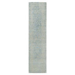 2
6 "x10
 Tapis de course oriental en laine et soie Jacquard moderne tissé à la main