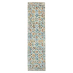 2
6"x10
Powder Blue Sultanabad Reimagined Hand Knotted Pure Wool Runner Rug