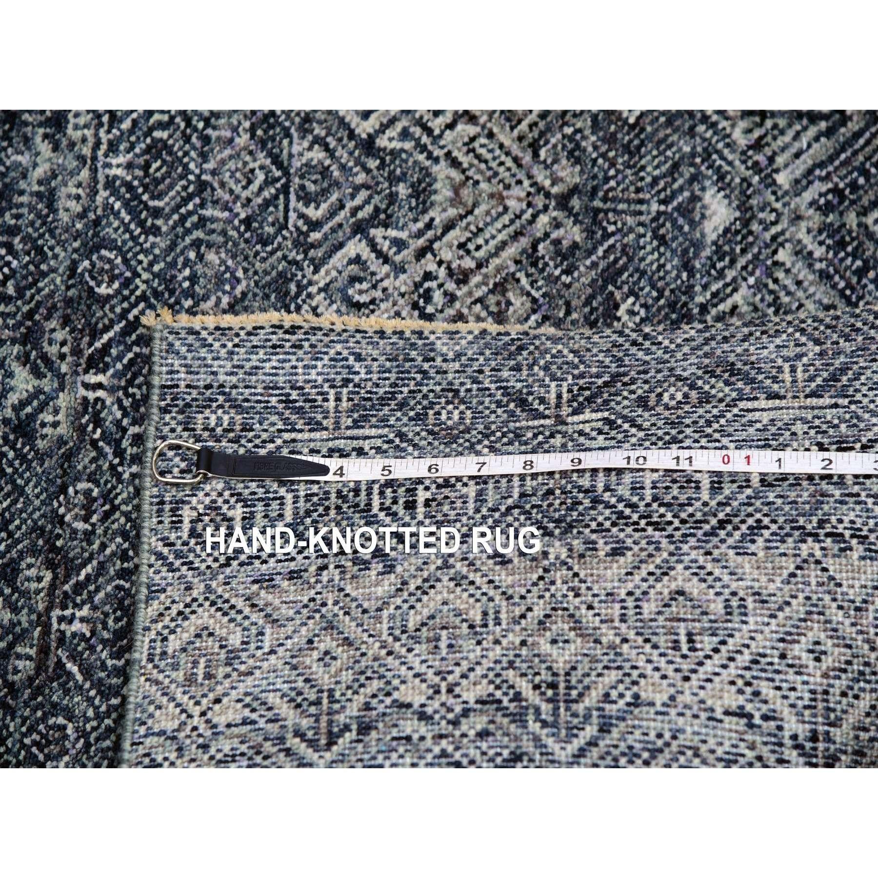 Coventry Gray Hand Knotted Kohinoor Herrita Wool Runner Oriental Rugs 2'6 