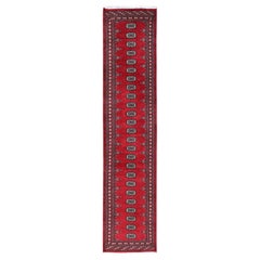 2'6"x12'5" Red Princess Bokara Tribal Medallion Hand Knotted Wool Runner Rug 2'6"x12'5" Red Princess Bokara Tribal Medallion Hand Knotted Wool Runner Rug