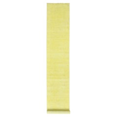 2'6 "x15'10" Amarillo, Overdyed Peshawar Hand Knotted Pure Wool, Alfombra de Corredor XL