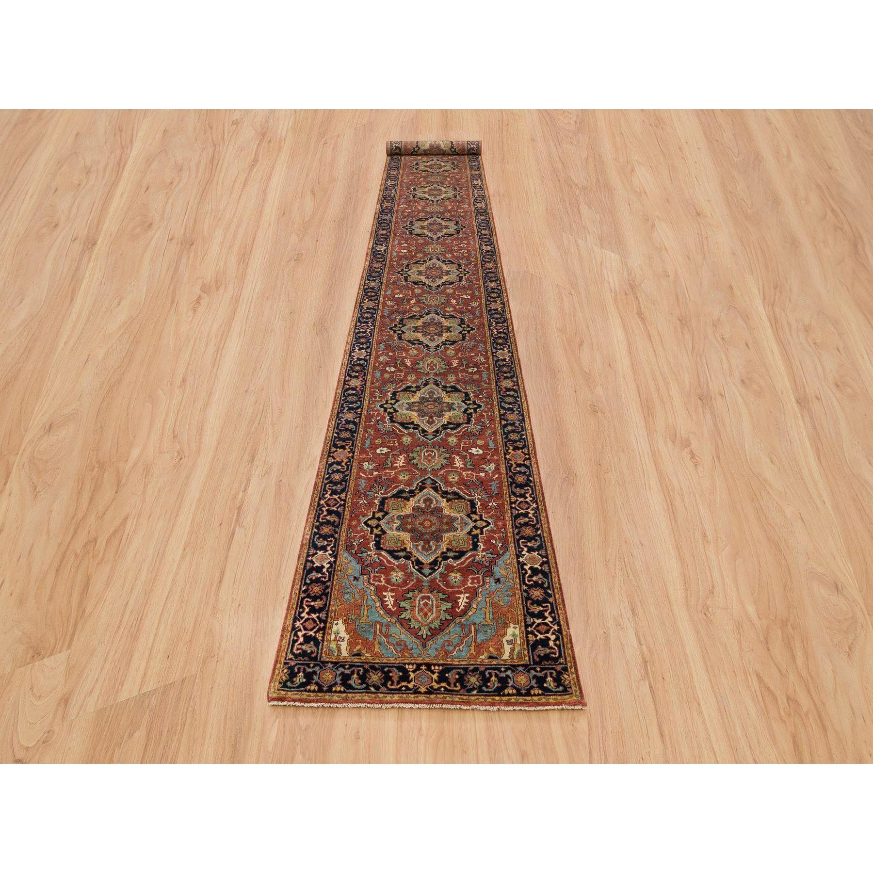 This is a truly genuine one-of-a-kind Hand Knotted Antiqued Fine Heriz Re-Creation, Extra Soft Wool Oriental Rug. It has been Knotted for months and months in the centuries-old weaving craftsmanship techniques by expert artisans
Primary materials: