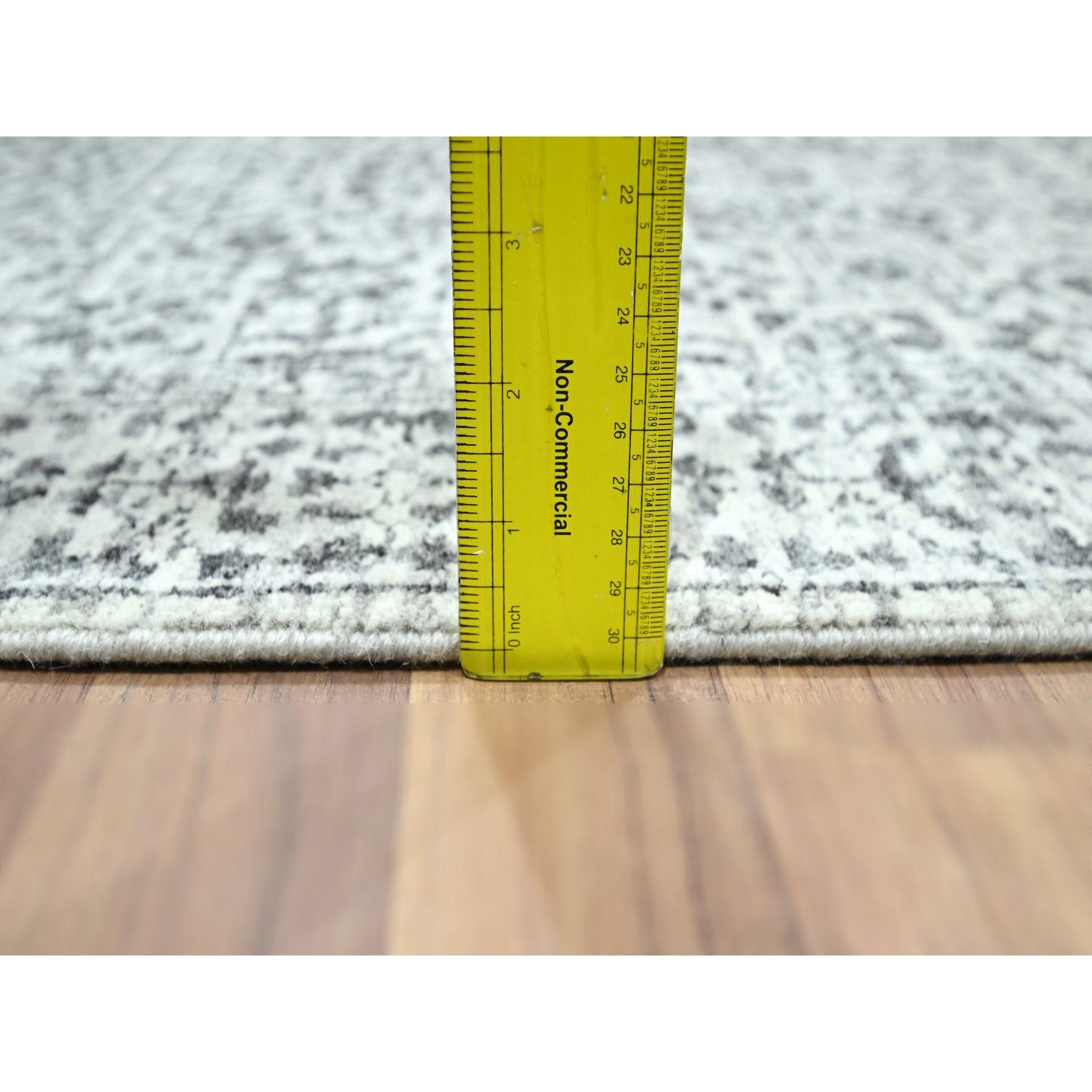 Alfombra oriental de lana anudada a mano con diseño mameluco de 2'6 