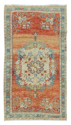 31"x56" Ft Vintage Hand Knotted Turkish Accent Rug, Circa 1960, Floor Covering