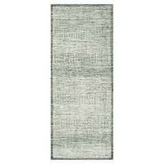 2
6 "x6
Hunter Grün Hand geknüpft Oxidiert Gras Design Reine Wolle Läufer Teppich