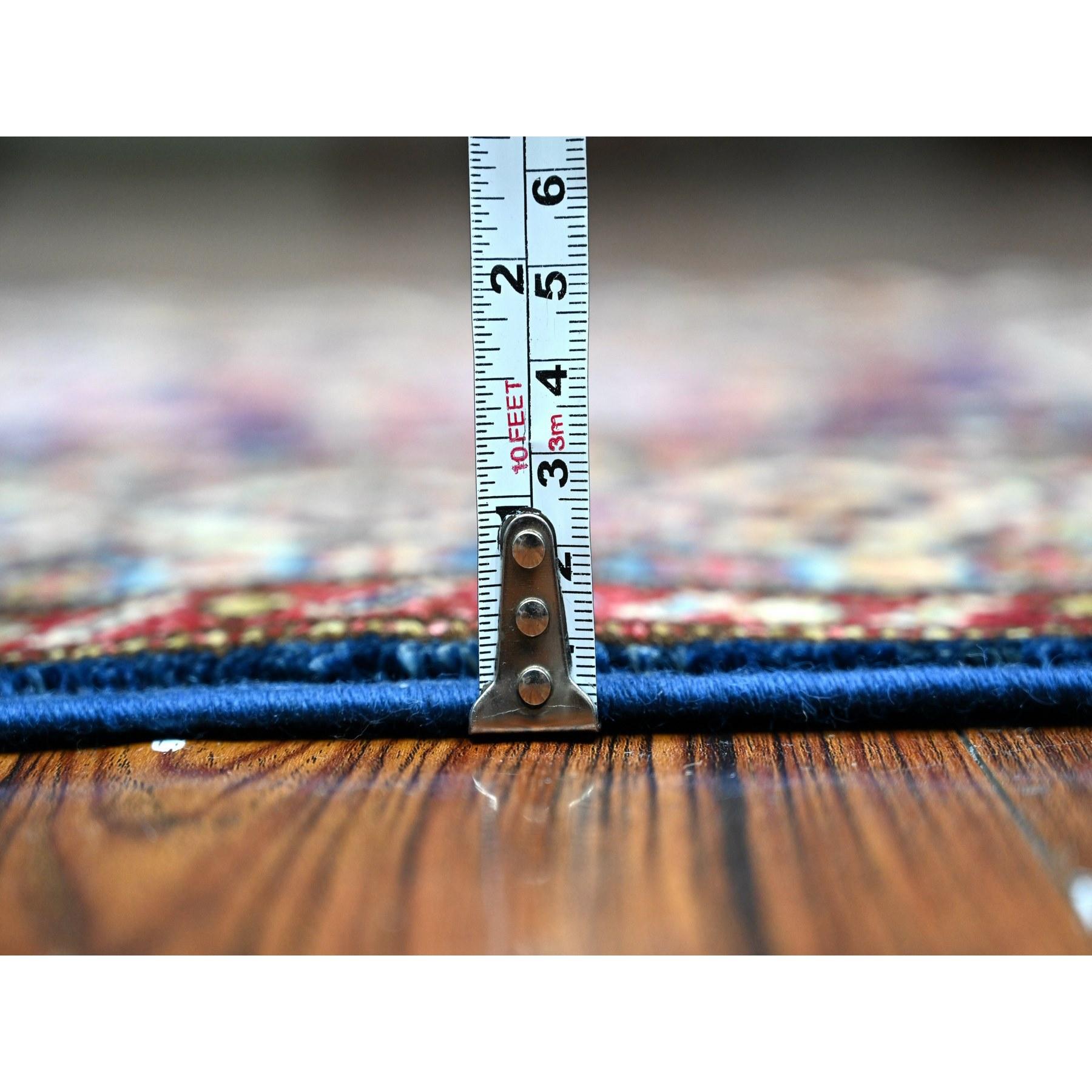 Annodato a mano Tappeto orientale Super Kazak Short Runner 2'6 