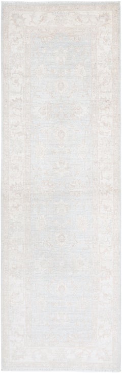 2.6x8.3 ft Hand Knotted Runner Rug. Kitchen and Corridor Rug. Hallway Runner Rug
