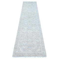Tappeto orientale Swanky Gray annodato a mano con lavaggio Mahal Design/One 2
6 "x9
10"