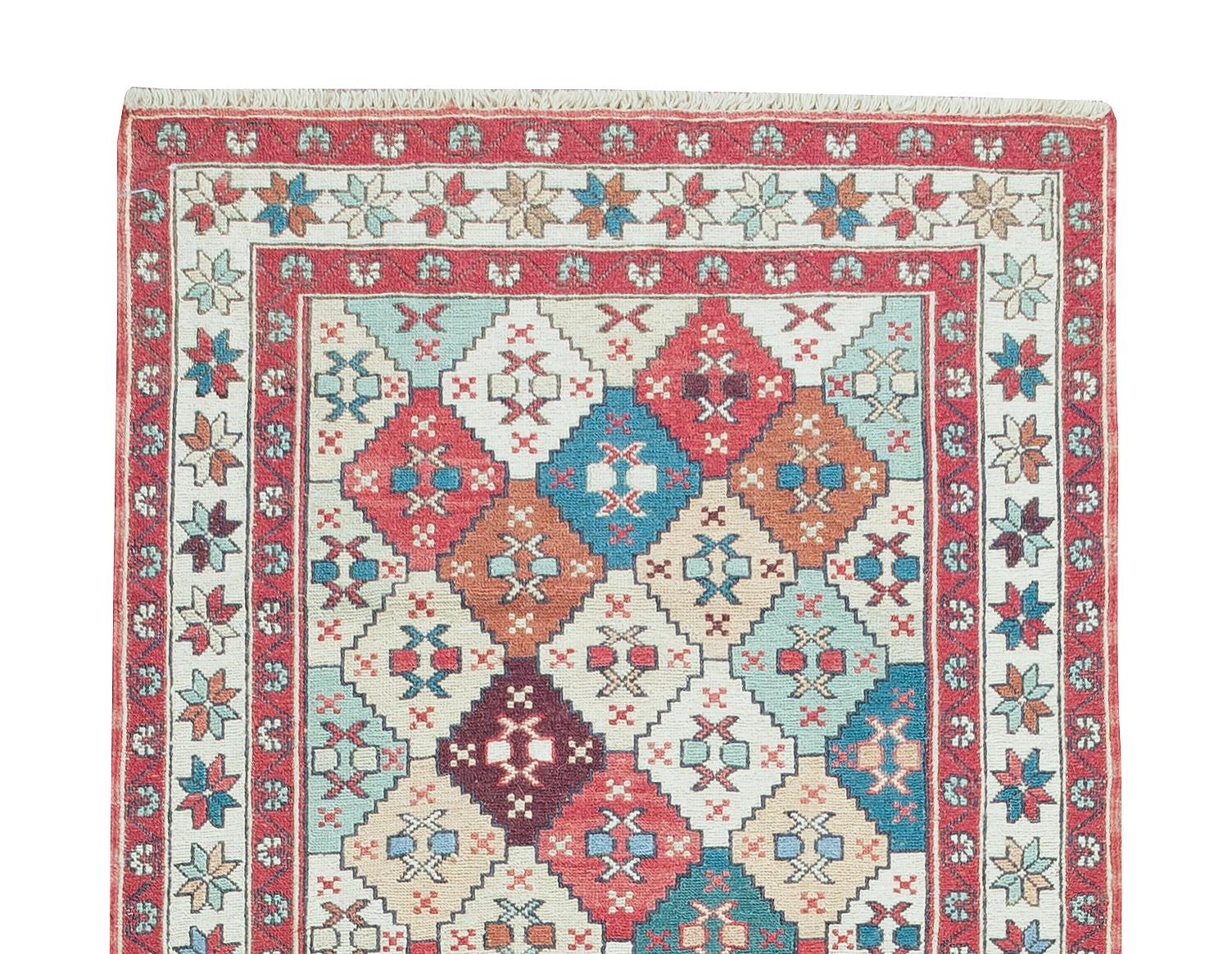 2.6x9.3 Ft Brand New Handmade Turkish Soumak Läufer Teppich für Flur. 100% Wolle (Türkisch) im Angebot