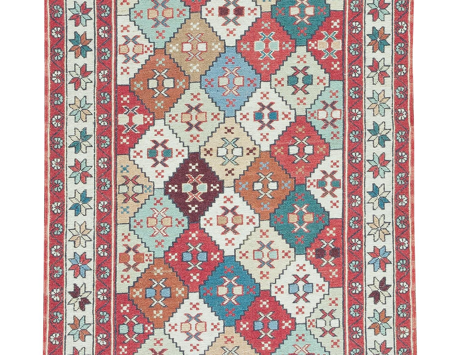 2.6x9.3 Ft Brand New Handmade Turkish Soumak Läufer Teppich für Flur. 100% Wolle im Zustand „Neu“ im Angebot in Spring Valley, NY