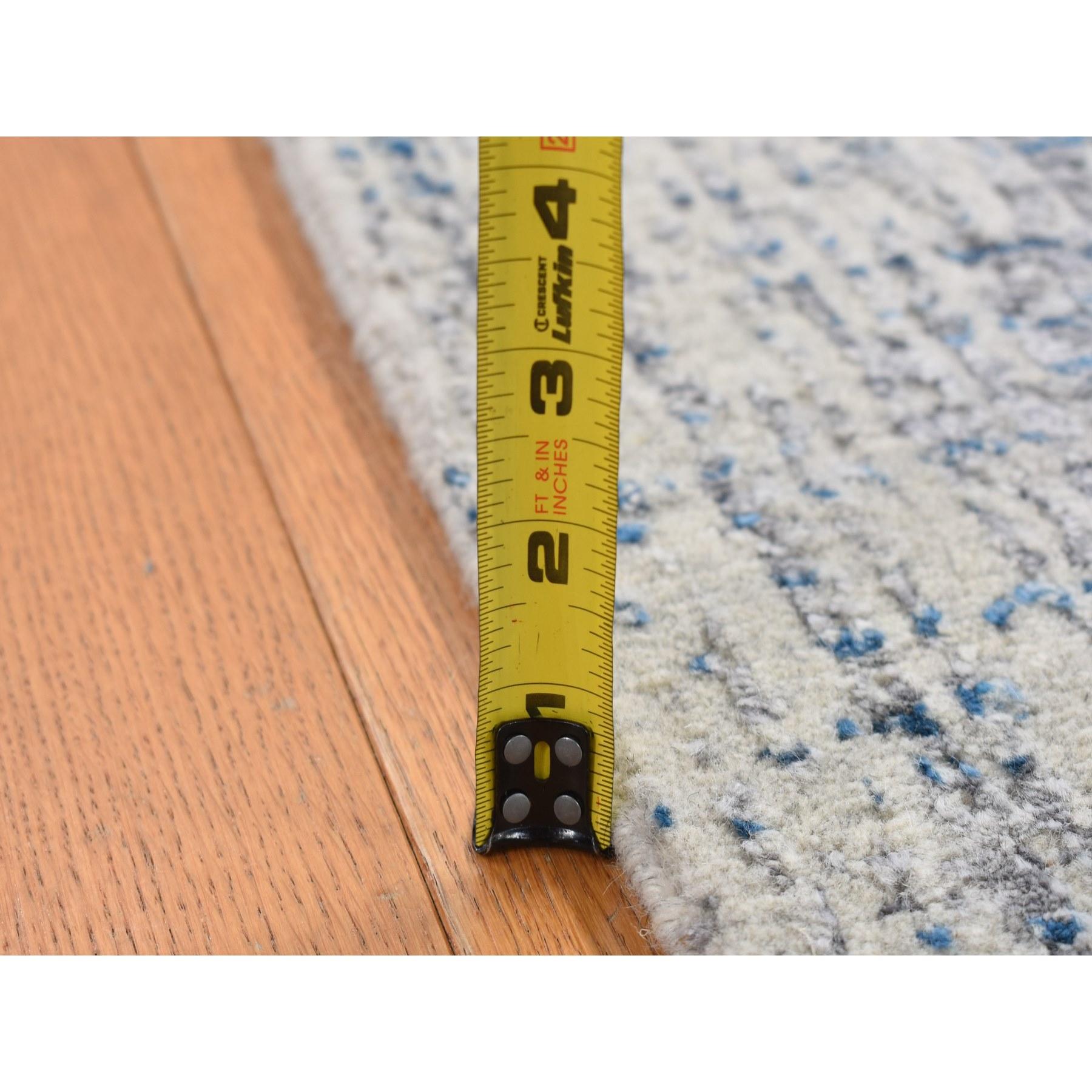 Tappeto Runner in lana e seta 2'6 